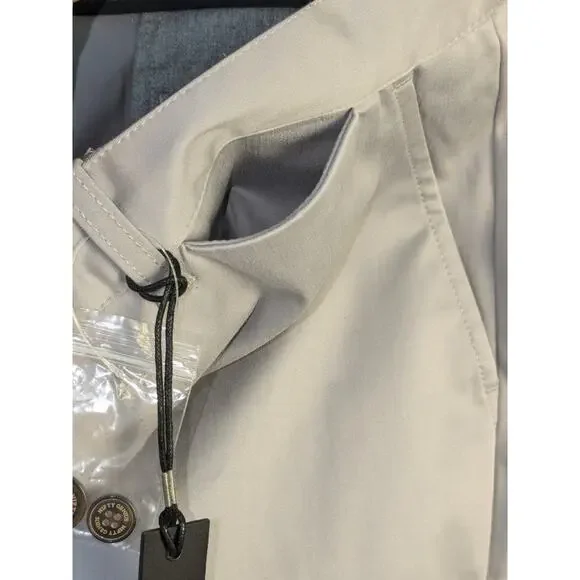 NWT Nifty Genius Chino Pants Mens 32 Stretch Classic Straight Leg Light Gray - Picture 9 of 13